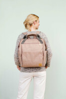 Lässig Goldie Backpack Wickelrucksack rose