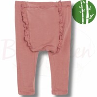 Hust and Claire Baby Rüschen Leggings Lucia in ash rose
