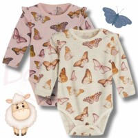 Hust & Claire Baby Body Bibi - Wolle Seide -...