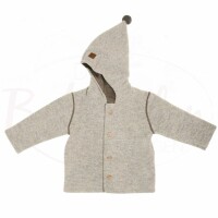 GOTS BABY-Jacke, Wollfleece kbT, Jersey kbA...