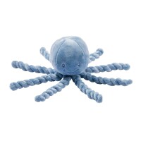 Nattou Nabelschnurtierchen Krake | Kuscheltier Oktopus  dunkelblau