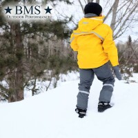 BMS 2 in1 Kinder Regenjacke gefütterte mit zip-in Fleecejacke hellblau  92