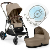 Cybex e-Gazelle mit Babywanne und Sportsitz