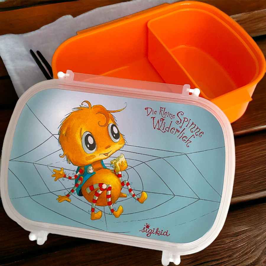 Brotzeitbox "Die kleine Spinne Widerlich": Perfekte Begleitung für Kita, Kindergarten und Schule  