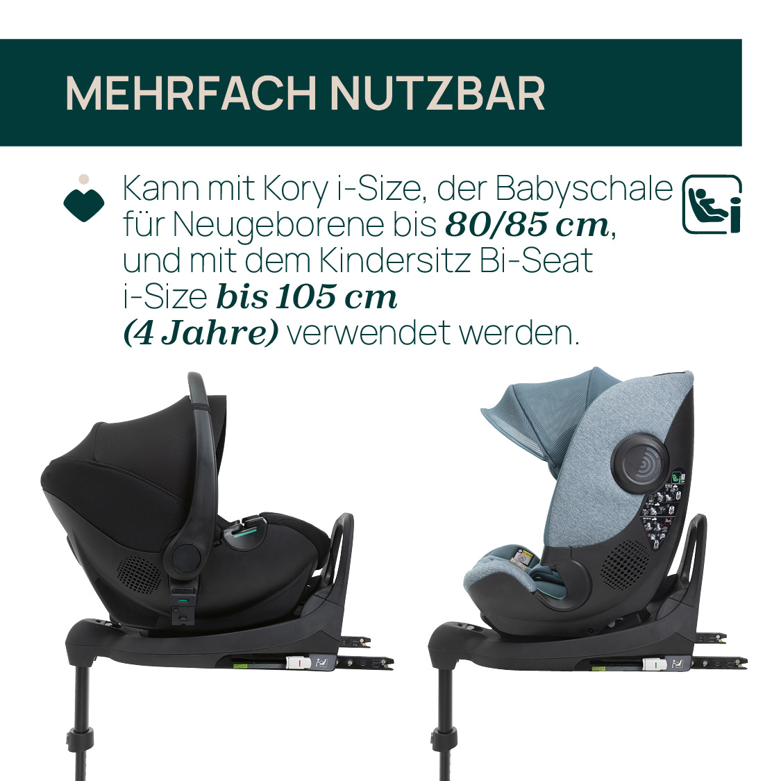 Chicco Base - Voll 360 i-Size für Babyschale Kory und Reboarder Bi-Seat i-Size 