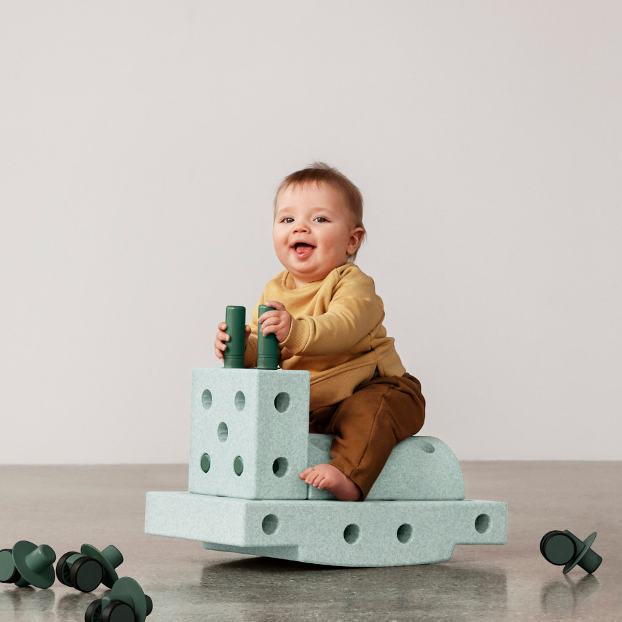 Baby Bauspielzeug 'Curiosity-Set' 14-teilig von Modu